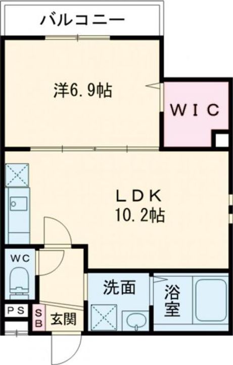 大阪府堺市東区北野田(アパート)の賃貸物件の間取り