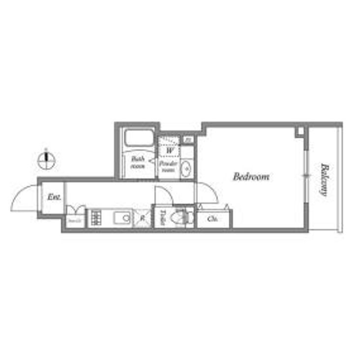 リテラス蒲田の間取り