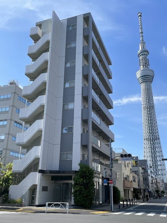 ディアレイシャス押上タワービュー通りの外観