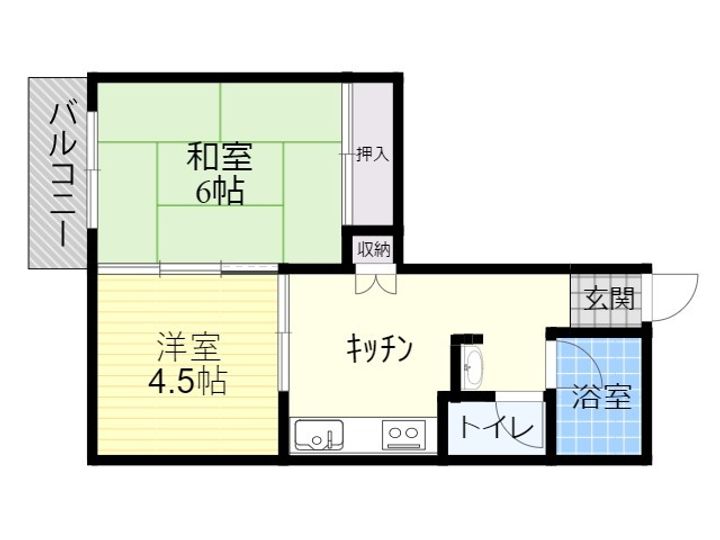 王子中町ビルの間取り