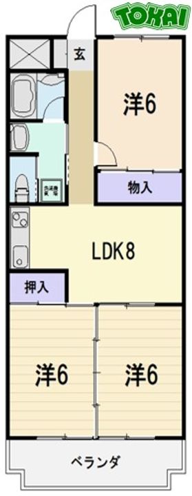 エステート15の間取り