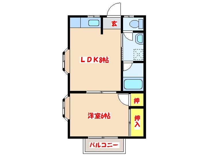 コーポクリーンの間取り