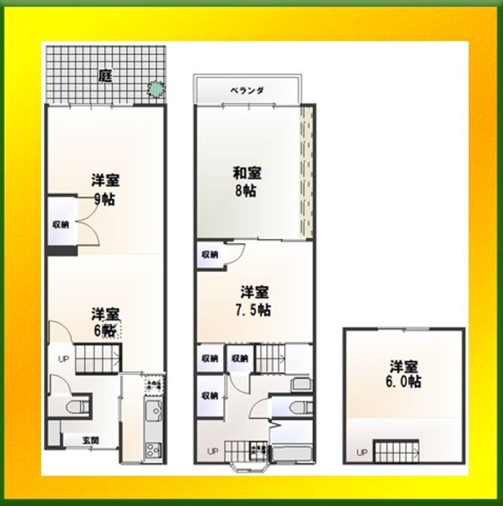 東京都西東京市保谷町4(一戸建)の賃貸物件の間取り