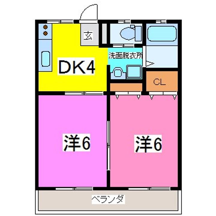 メゾンWEEDの間取り