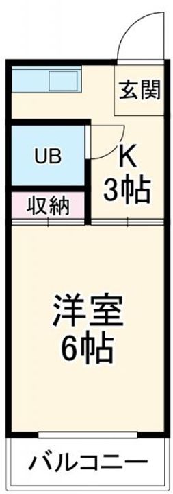 サンメゾン24 Cの間取り