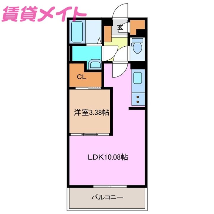 スタブリテラス鈴鹿の間取り