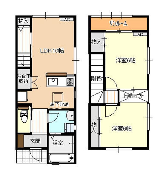 ファイン西荒屋の間取り