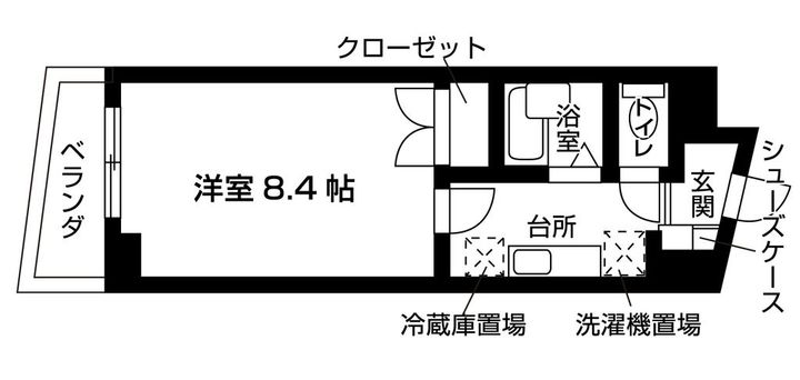 東京都府中市押立町1(マンション)の賃貸物件の間取り