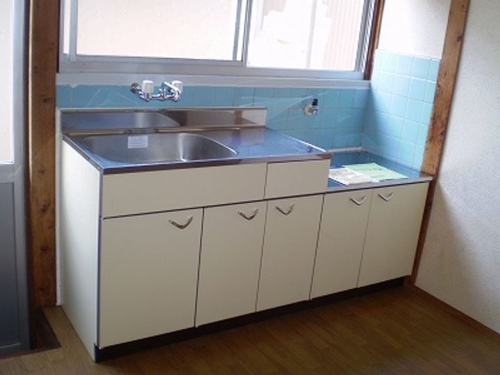 岡山県岡山市東区広谷(一戸建)の賃貸物件のキッチン