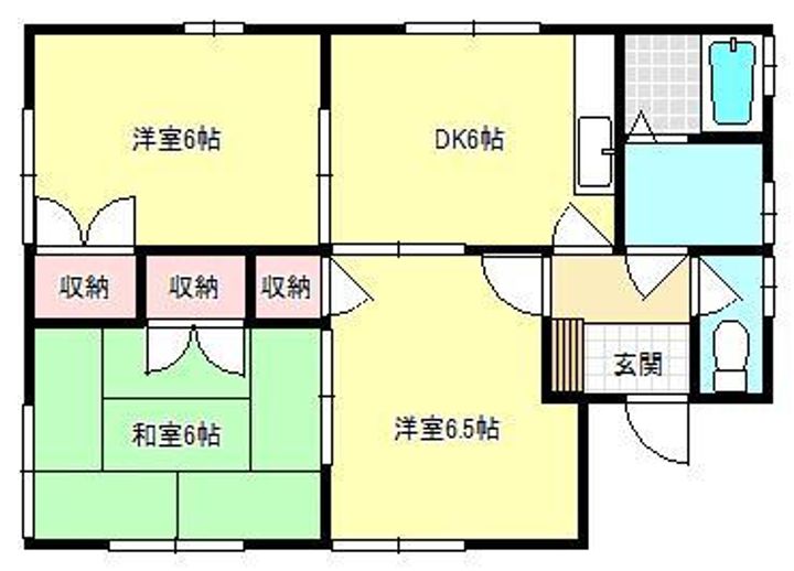 青森県八戸市大字尻内町字沢ノ田(一戸建)の賃貸物件の間取り