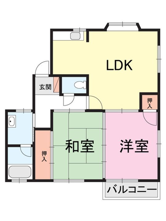 ハイツレグルスの間取り