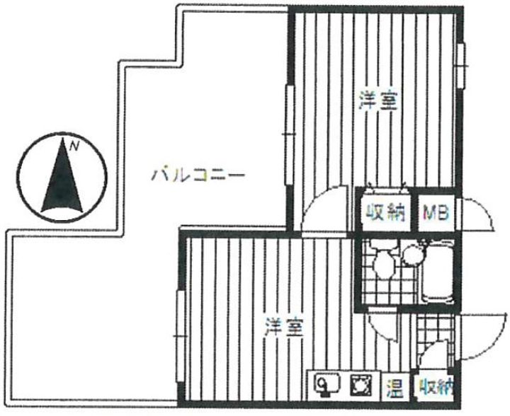 神奈川県川崎市宮前区馬絹3(マンション)の賃貸物件の間取り
