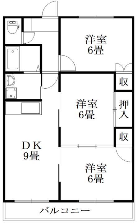 ガーデンヒルズ藍住IIの間取り