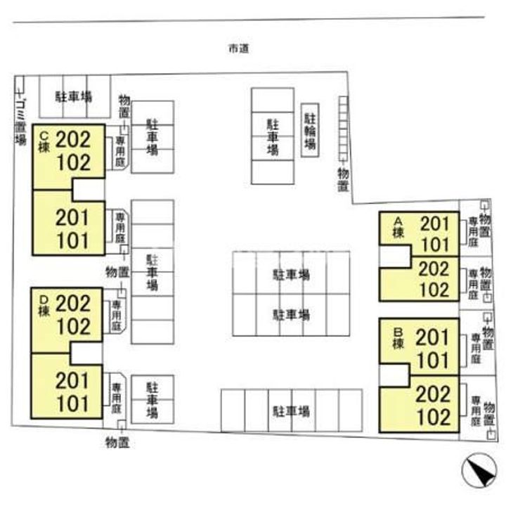 群馬県みどり市笠懸町阿左美(アパート)の賃貸物件の地図
