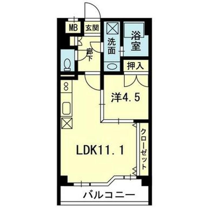 フラワーマンション城西_の間取り