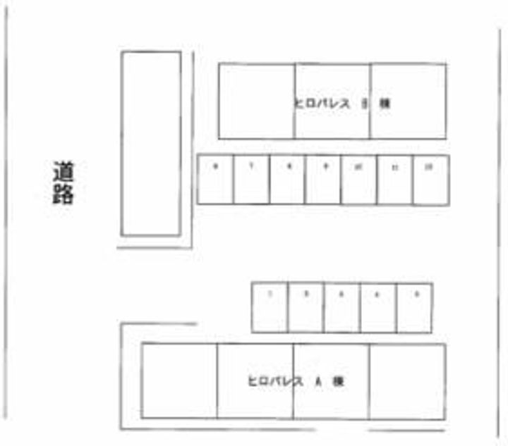 ヒロパレスの地図