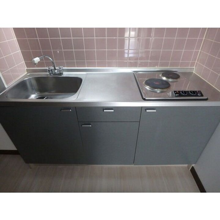 栃木県宇都宮市東宿郷6(マンション)の賃貸物件のキッチン