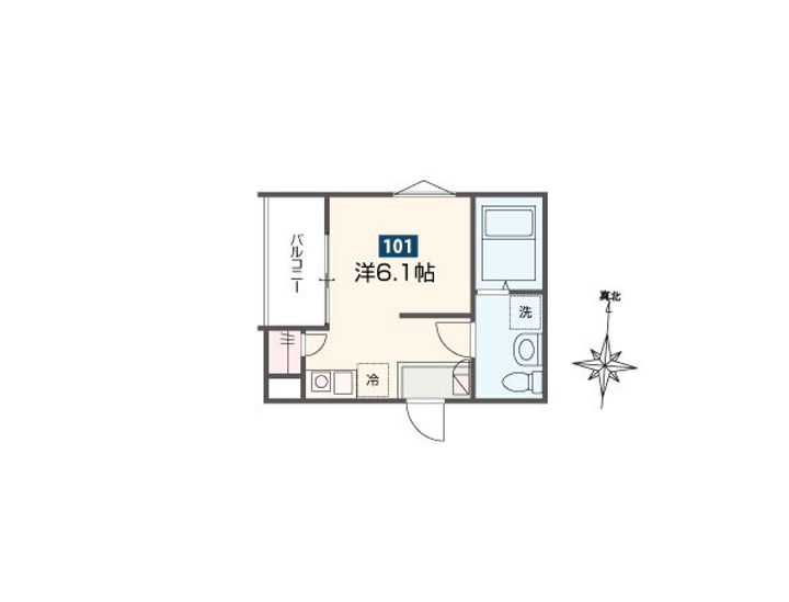 メルディア鶴見小野2の間取り