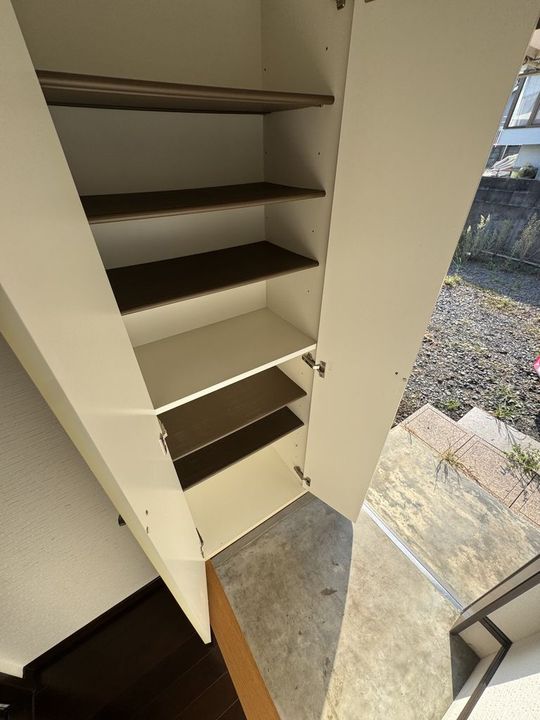 茨城県水戸市元吉田町(一戸建)の賃貸物件の玄関