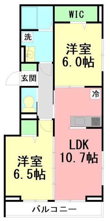 神奈川県厚木市林4(アパート)の賃貸物件の間取り