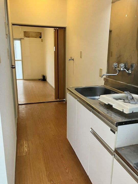 神奈川県横浜市金沢区六浦4(アパート)の賃貸物件のキッチン