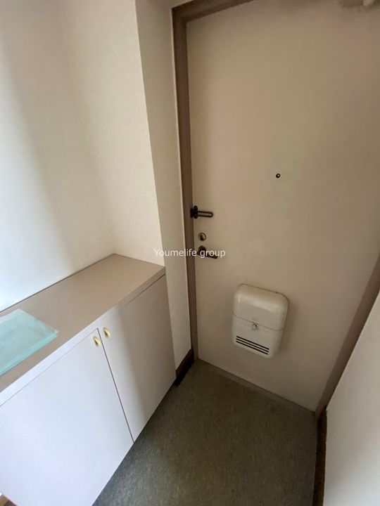 神奈川県小田原市栢山(マンション)の賃貸物件の玄関