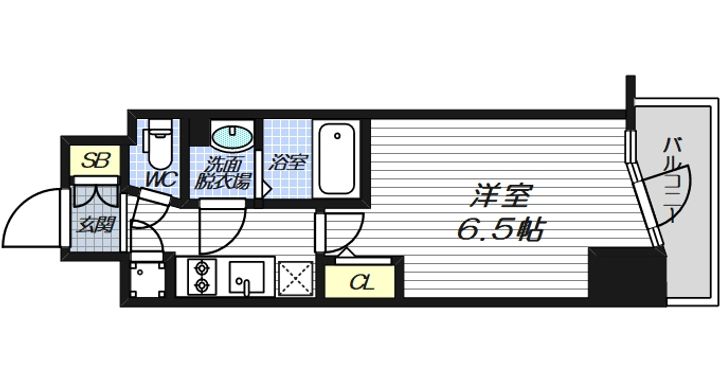 ファステート大阪グリーンの間取り