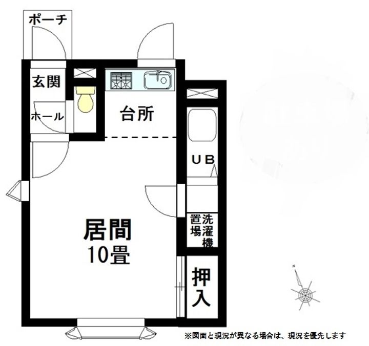 北海道北見市留辺蘂町元町50番地13サンコート元町の間取り