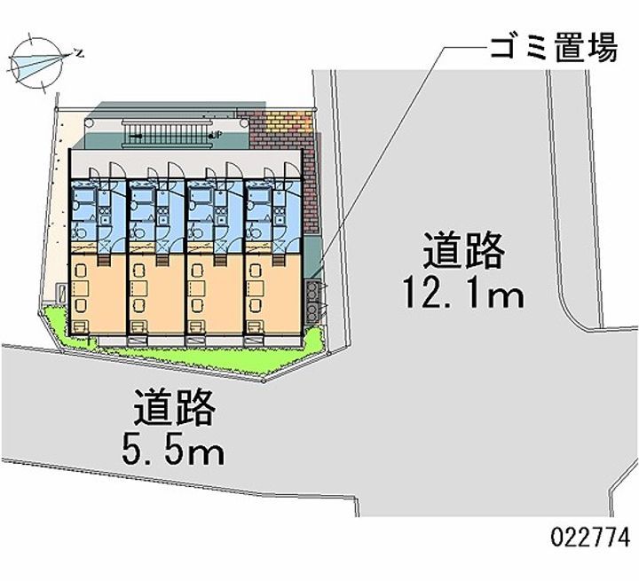 東京都立川市富士見町2(マンション)の賃貸物件の地図