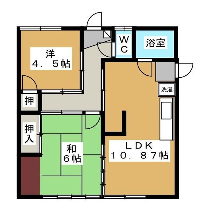 長野県長野市大字北堀(一戸建)の賃貸物件の間取り