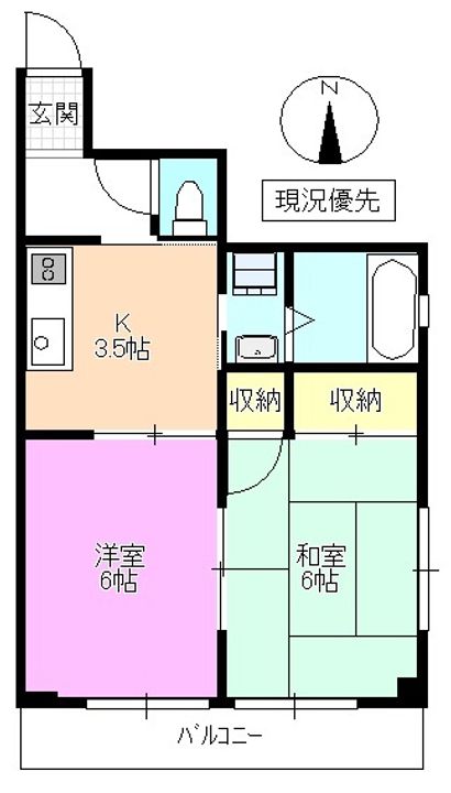マンションアンビの間取り