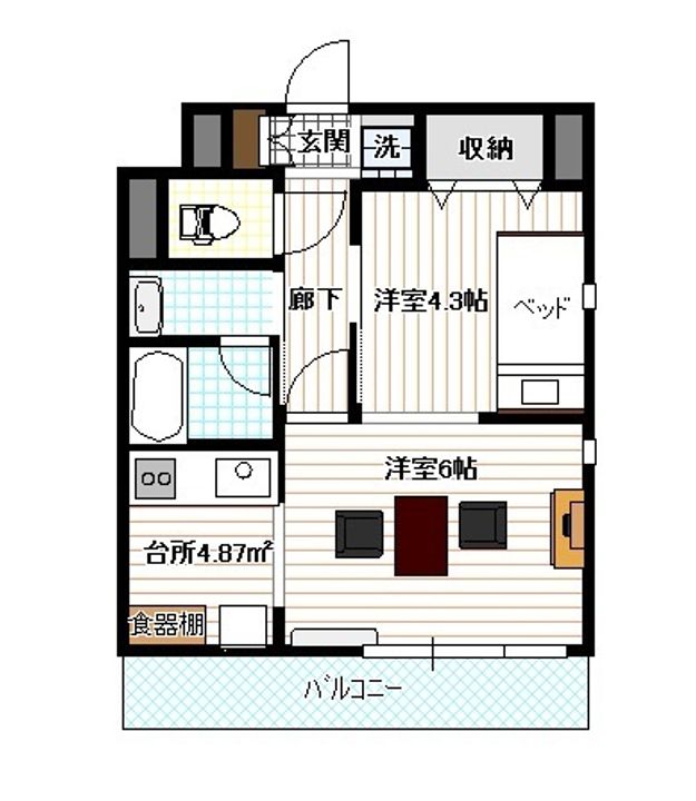 Amenity Court AMB(アメニティコート・アンビー)の間取り