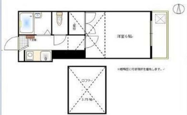 大安寺第一APの間取り
