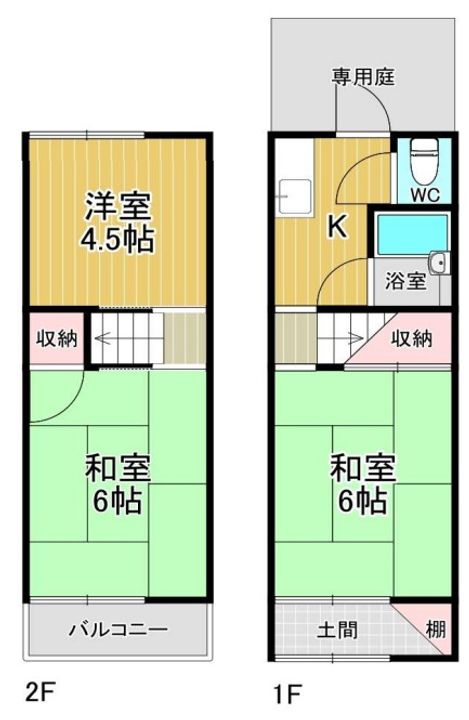 兵庫県西宮市甲子園口6(一戸建)の賃貸物件の間取り