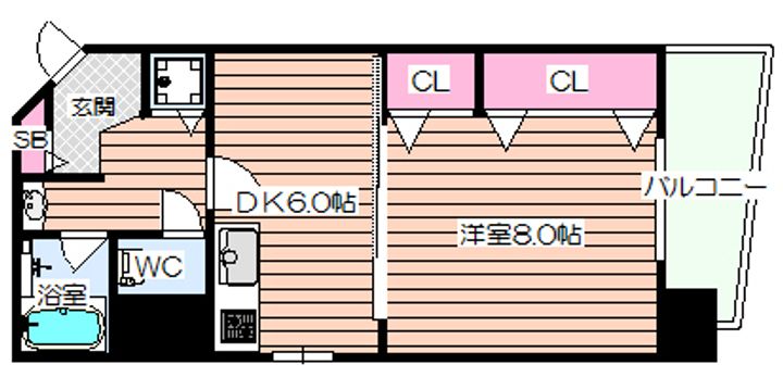 シェ・クララの間取り