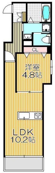 東京都品川区平塚2(マンション)の賃貸物件の間取り