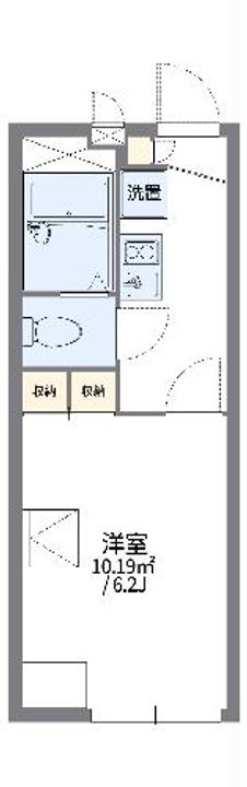 レオパレスシプレーヌ駅北の間取り