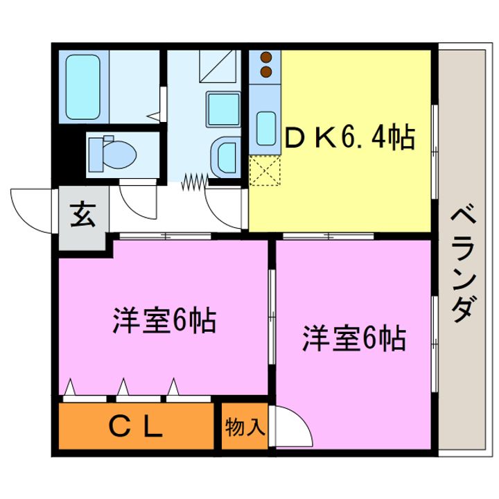 メゾンKSの間取り