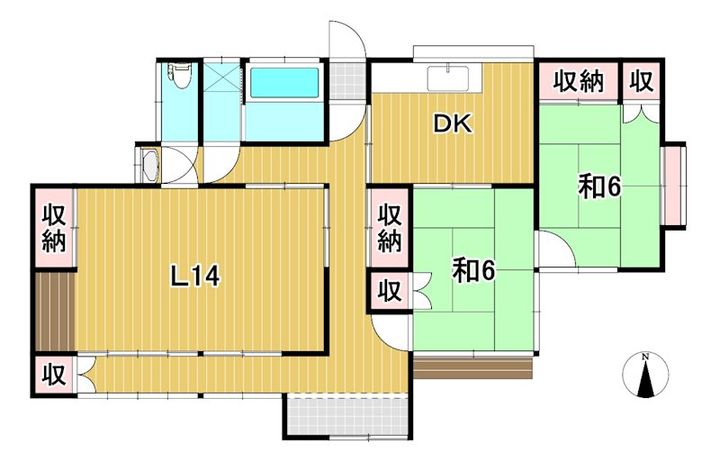 茨城県日立市滑川本町3(一戸建)の賃貸物件の間取り
