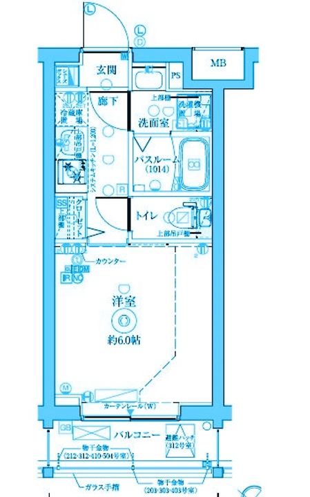 東京都葛飾区東新小岩2(マンション)の賃貸物件の間取り