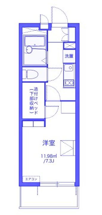 レオパレスOOHARAの間取り