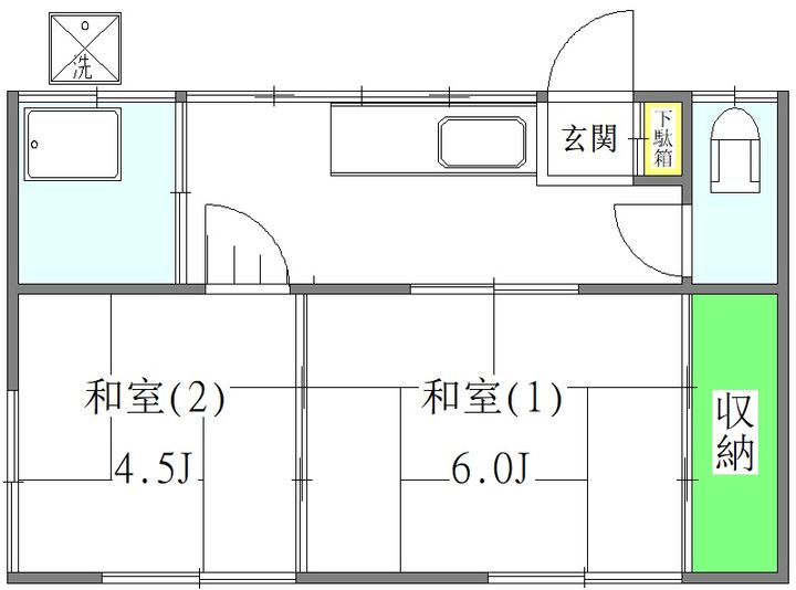 中村荘の間取り