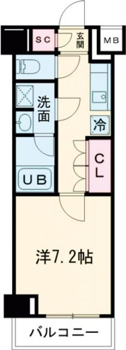 GENOVIA五反野skygardenの間取り