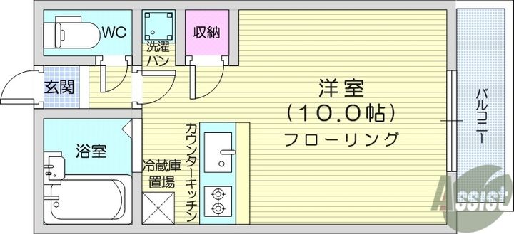 パレスベルフォンの間取り