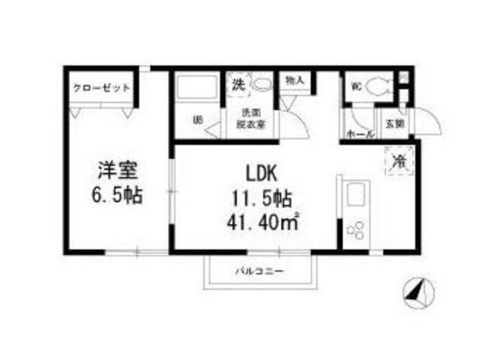 オランジュ MSHの間取り