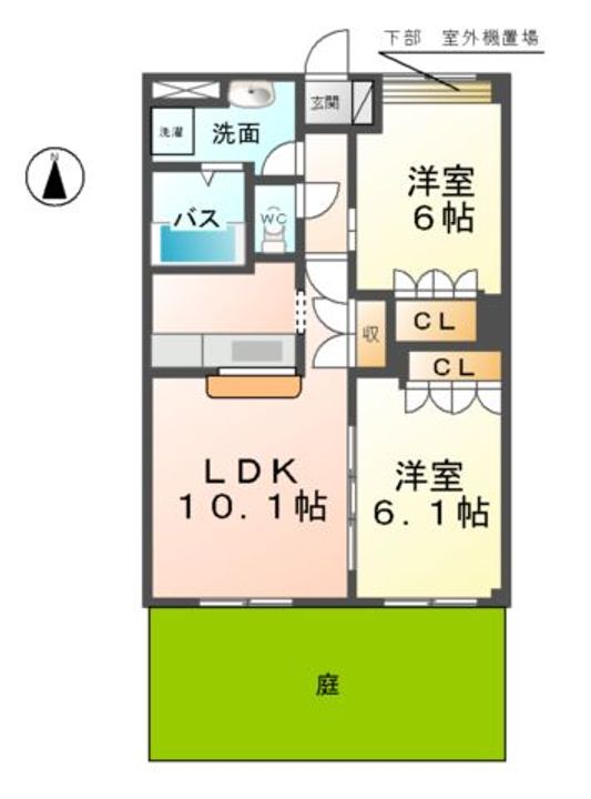 セイントピアIの間取り