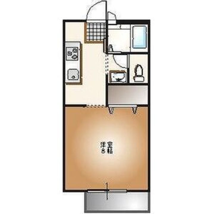 サンイーグルBの間取り
