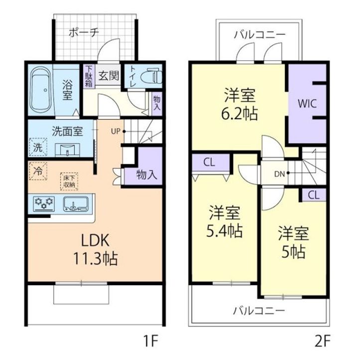 茨城県筑西市玉戸(一戸建)の賃貸物件の間取り