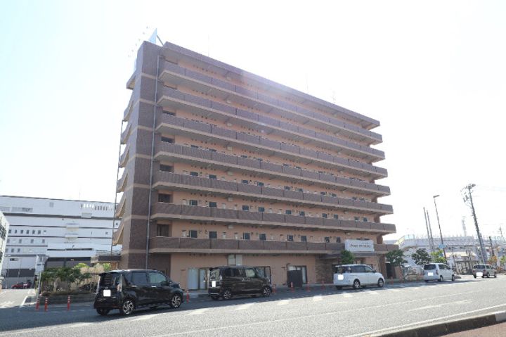岡山県倉敷市阿知1の賃貸マンションの外観