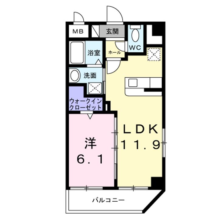 イーストヒル・ソベの間取り